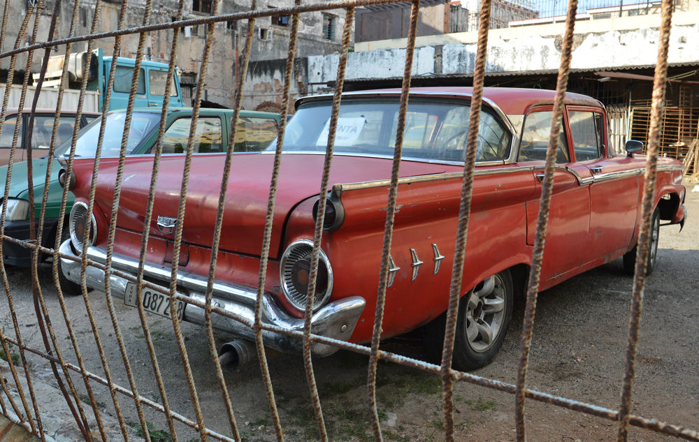 Car Scrapyard Cuba